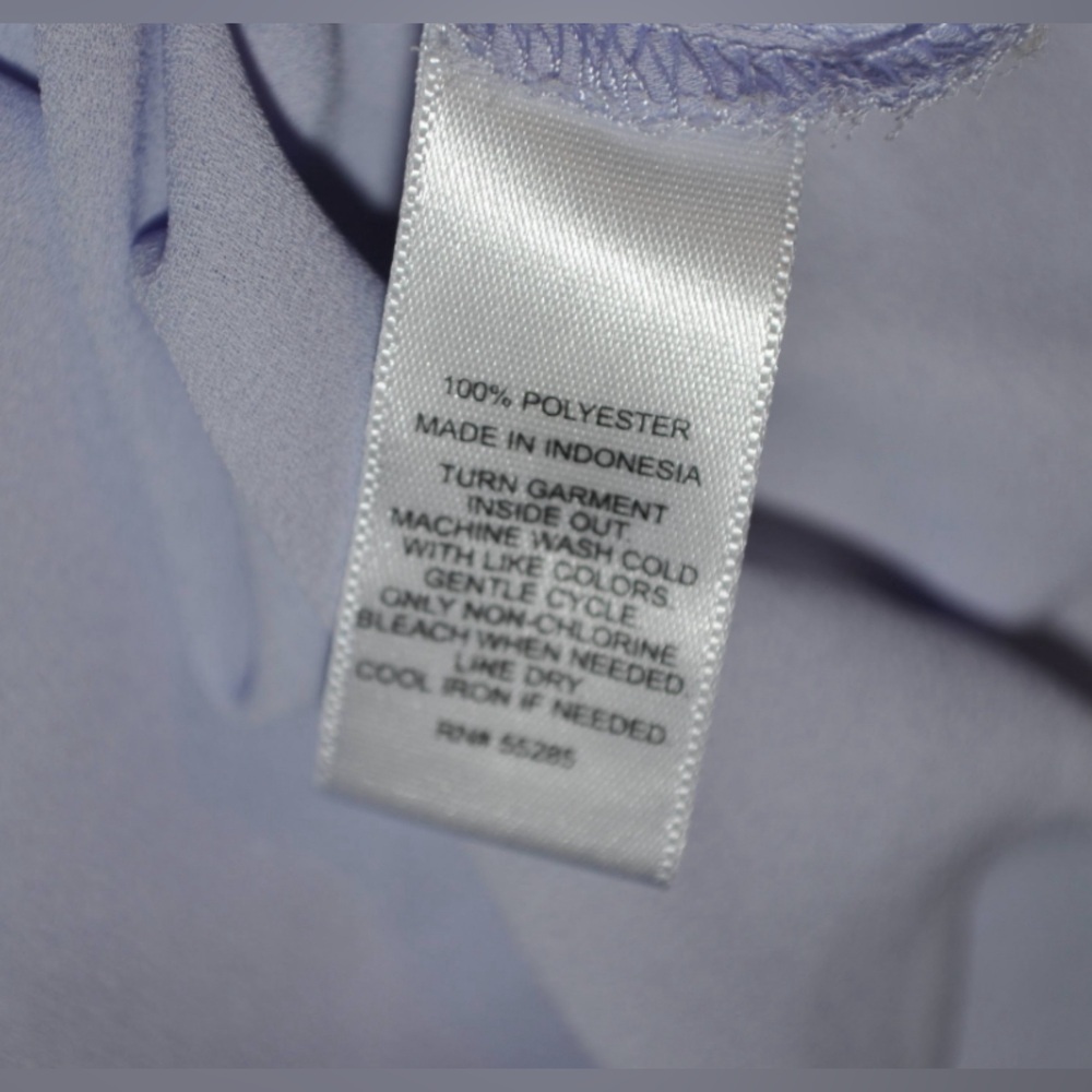 Express Lavender 1/4 botton Blouse - Picture 11 of 13